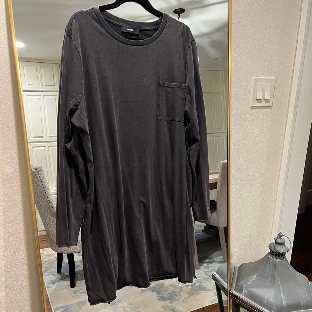 Long sleeve t-shirt dress